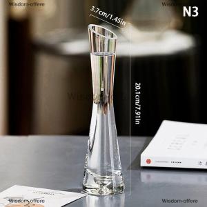[COD] Wisdom-offere Transparent Flower Vase Small Vase Hydroponics Plant Flower Terrarium Luxury Room Table Home Decor Wedding Decoration