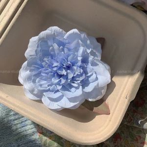 คลิปผมเกาหลีพลัสขนาดดอกโบตั๋นดอกไม้กิ๊บบรรยากาศรู้สึกสาวกิ๊บสไตล์วันหยุดดอกไม้กิ๊บ