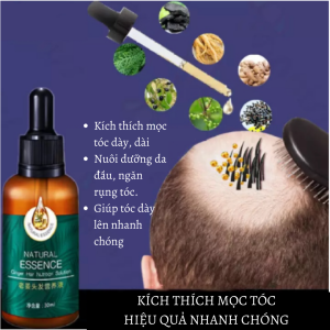 Tinh chất siêu mọc tóc nhanh chỉ sau 7 ngày serum dưỡng tóc/kích thích mọc tóc nhanh làm dày Chiết xuất hoàn toàn từ thiên nhiên / không có tác dụng phụ / giúp giảm rụng tóc / giải quyết vấn đề rụng tóc do lão hóa / hói đầu sau sinh