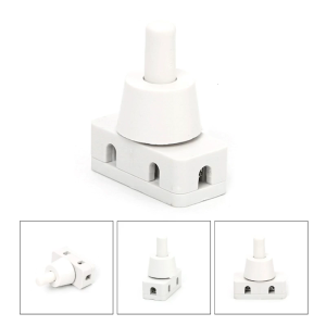 Mini Power Switches ON/OFF Push Button Switch for Home Lamps Industrial Field AC250V 10A 2 Pins Latching Pressure Switch