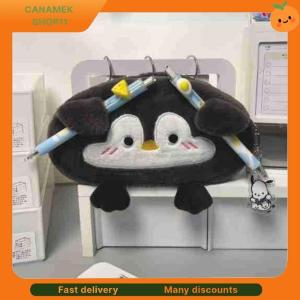 ❣️❣️❣️ Cute Cartoon Little Penguin Large Capacity Plush Pencil Case School Supplies Stationery Bag