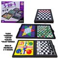 5in1 board games magnetic mainan papan catur game ludo. 