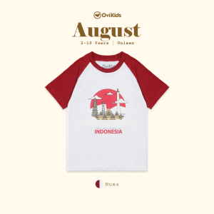 OVIKIDS August - Baju 17 Agustus Anak Baju Anak Laki Laki Baju 17 Agustus Anak Perempuan 2-8 Tahun