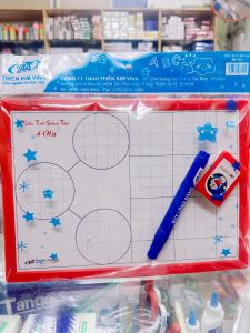 Bảng bộ tách gộp 4 ô li theo chương trình mới khổ A4 (tặng bút và đồ bôi)