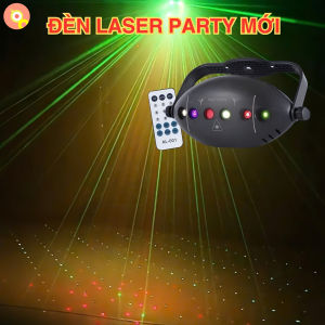 Đèn Sân Khấu DJ3 – Laser Karaoke Bay Phòng Nháy Theo Nhạc Hiệu Ứng Ánh Sáng Vũ Trường Sống Động