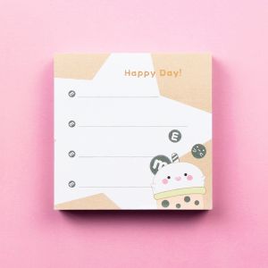 MOONSTRUCK Sticky Note Memo Paper Cute Cartoon Animal Catching Machine Girl Journal Diary卡通便利贴动物水果女孩图案横线网格彩色 MP221004