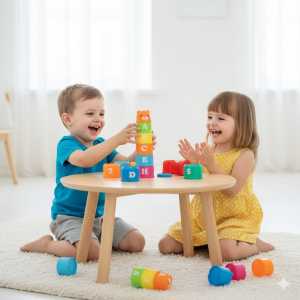 [SALE] Premium Bahan tebal - Mainan Edukasi Bayi Stacking Cups Susun Gelas Baby Toys 616 Warna - angka dan Abjad