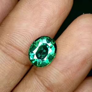 Batu Natural Green Topaz Asli & Top Luster Kristal Original