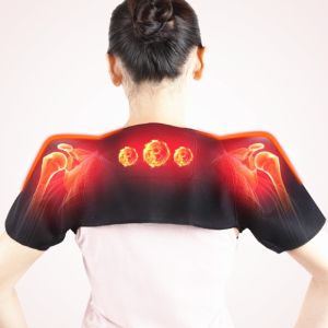 Sabuk Punggung Terapi Bahu Pundak Magnet Tourmaline Pemanas Sendi