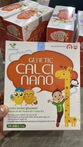 [HCM] [HCM]- Combo 2 Thạch calci nano - GENETIC CALCI NANO - Hỗ trợ bổ sung canxi và vitamin D3 cho cơ thể Hỗ trợ xương và răng chắc khỏe Hỗ trợ giảm nguy cơ loãng xương ở người lớn...