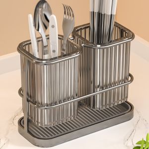 Yo-Fun Luxury Chopstick Cage Tableware storage kitchen cutlery rack Storage Rack Water Drainable Wall Hanging Chopstick Bucket Chopstick Cage