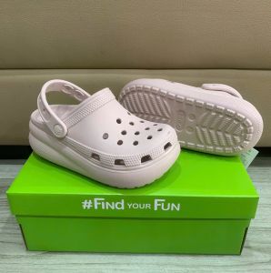 Giày sục crocs chuẩn xịn chống hôi chân nhựa tế bào êm mềm dẻo bền đi mưa lội nước đi biển Crocs band crush trẻ em màu hồng