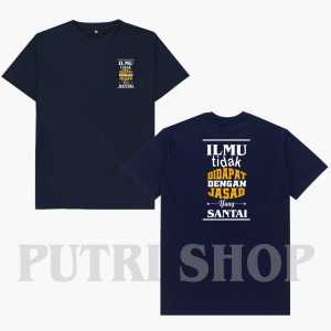 kaos distro kata kata viral kekinianilmu tidak dapat untuk pria dan wanita /kaos distro untuk pria dan wanita putri shop