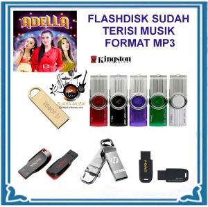 FLAShDISK ADELLA FLASHDRIVE PLUS LAGU MP3 DANGDUT POP RELIGI KOPLO FLASHDISK ADELLA