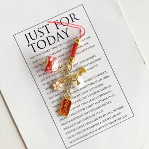 SEJUE4373 Good Luck Lucky Cat Phone Strap Lanyard KeyChain Lucky Cat Phone Lanyard Cellphone Rope Anti Loss Lucky Cat U Disk Pendant Phone Accessories