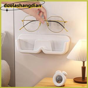 [Duola] Glasses Storage Box Wall Mounted Punch Free Sunglasses Organizer Rack High-end Glasses Showcase Storage Rack