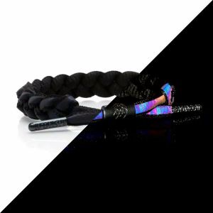 COD RASTACLAT GELANG BRACELET PRIA - GELANG SPORT HITAM REFLEK