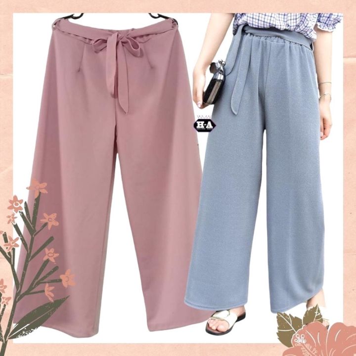 Sia Long Regular and Plus Size Square Pants | Lazada PH