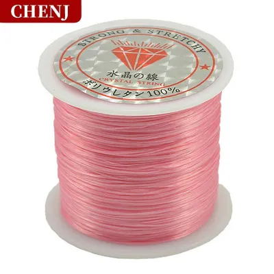 [COD] CHENJ TOOL 50m mạnh mẽ căng đàn hồi dây dây dây vòng đeo tay vòng cổ chuỗi hạt 0.5mm