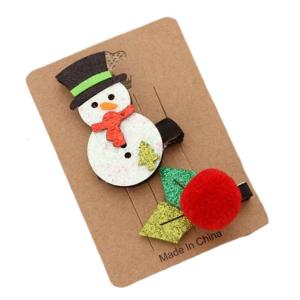 Christmas Hairpin Christmas Barrettes Christmas Hair Clip Santa Headpiece New Year Party Christmas Hair Accessories