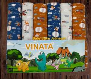 1 PCS Bedong Bayi Jumbo Vinata Full Print Motif Terbaru 125x90