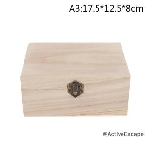 ActiveEscape Wooden Multifunction Case with Lid Jewellery Storage Container Box Home Decor