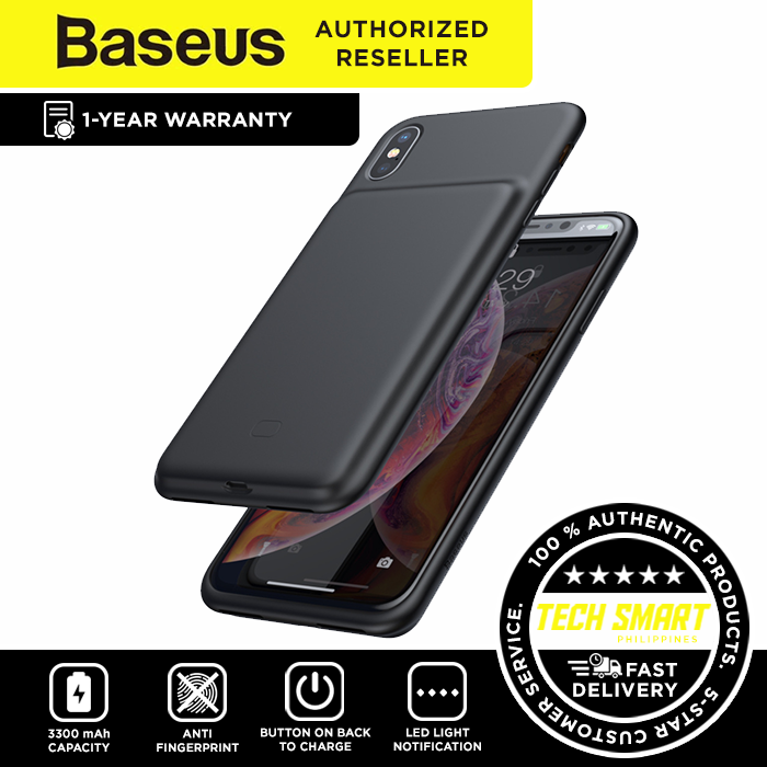 Baseus 4200mAh Silicone Smart Battery Case for iPhone Xs Max Power