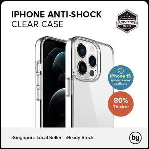 [SG] Premium Crystal Clear Anti-shock Transparent TPU Case For iPhone 15 / 15 Plus / 15 Pro / 15 Pro Max / 14 / 14 Plus / 14 Pro / 14 Pro Max / 13 / 13 Pro / 13 Pro Max / 13 Mini / 12 / 12 Pro / 12 Pro Max / 11 / 11 Pro / 11 Pro Max