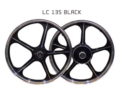 SPORT RIM 5L GTO 588 555 5 BATANG EX5 / EX5 DREAM / WAVE 100 / WAVE 125 / KRISS / LC135 / SRL / LAGENDA RIM MOTOSIKAL