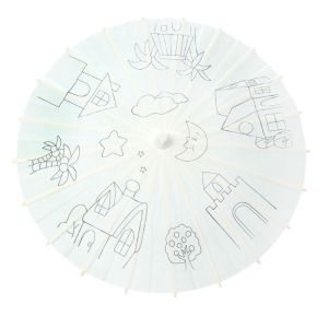 STARRY 1Pcs Traditional Classical Wedding Birthday for Baby Shower Anniversary DIY Handmade Photography Prop Dance Prop Painting Supplies Paper Umbrella