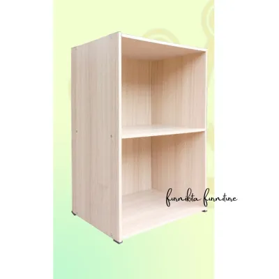 RAK BUKU SERBAGUNA SUSUN 7 LEMARI KAYU MINIMALIS [PARCIL]