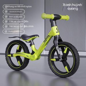 Xe thăng bằng trẻ em không bàn đạp khung nhựa nylon có giảm xóc xe chòi chân cho bé 2-6 tuổi