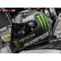 SCORPION EXO R1 AIR - Fabio Quartararo Monster Silver. 