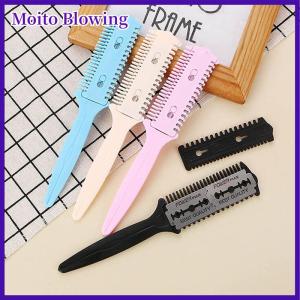 Moito hairdressing tool barber scissor hair cut styling razor magic blade comb