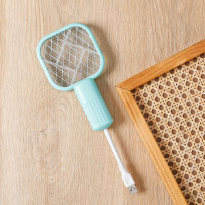 Small Electric Mosquito Killer 5 Layer Security Net Compact Portable USB Interface Electric Fly Swatter for Home Outdoor