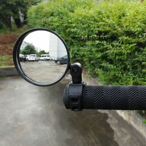 CERMIN SEPEDA SPION GAGANG KACA MIRROR SAFETY LIHAT BELAKANG REAR VIEW Kaca Spion Sepeda OXO Adjustable 360 Rotate Back Mirror The Reflector On Bikes By Strummer