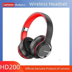 💥 Local Stock💥Lenovo HD200 Bluetooth Earphones Over-ear Foldable Computer Wireless Headphones Noise Cancellation HIFI Stereo Gaming Headset