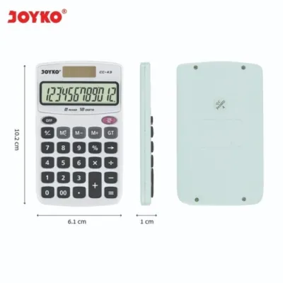 Calculator Kalkulator ORIGINAL Joyko CC-43 12 Digits / Model Saku