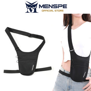 MENSPE Mens Chest Bag Anti-theft Crossbody Bag Smooth Zipper Bag Sports Bag Waterproof Anti-Thief Bag Casual Bag Street Shoulder Bag Messenger Bag Versatile Fashion Chest Bag Travel Bag Business Bag