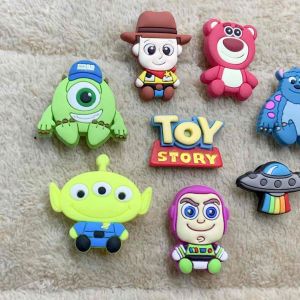 JBCT Shoe Charm Toy story 5 & monsterInc. 6 ตัวติดรองเท้ามีรู เซต ทอยส์ สตอรี่ & มอนสเตอร์ อิ้งค์ 6