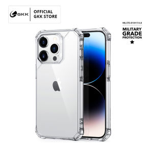 GKK Case iPhone X XR XS Max 11 12 13 14 15 PRO MAX Wireless Charging Case Acrylic ANTI CRACK
