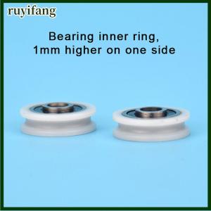 ruyifang High Quality 5x21x6mm U Groove Bearing Pulley Line Lifting Wheel POM Roller Sheave For Bathroom Wheel