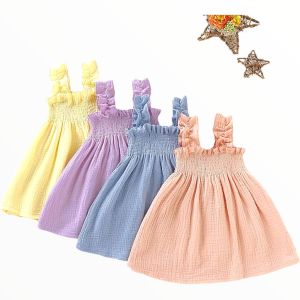 1-6 TAHUN FREE ONGKIR COD TERUSAN ANAK PEREMPUAN DRESS ANAK PEREMPUAN KERUT DADA BLOUSE BAJUANAK BAJUANAK