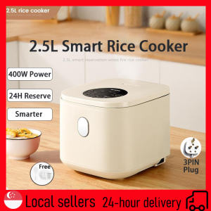SG [READY STOCK] 2.5L Smart Electric Rice cooker non stick pot For 4-6 People Portable Mini Electric cooker Electric Pot 電飯鍋