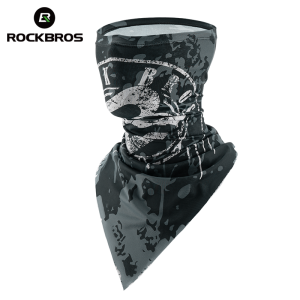 ROCKBROS Cycling Summer Ice Scarf for Men Women Quick-Drying Sunscreen Fashion Face Mask for Motorcycle Anti-UV Bicycle Equipment