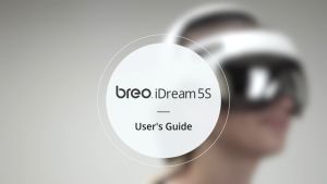 Breo iDream 5S Head and Eye Massager 6-in-1 Air Compression Kneading Heat Bluetooth Music App Control Cordless Rechargeable