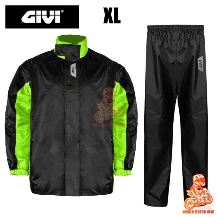 GIVI RAINCOAT RRS07 S-6XL original Jacket Rain Suit motorcycle