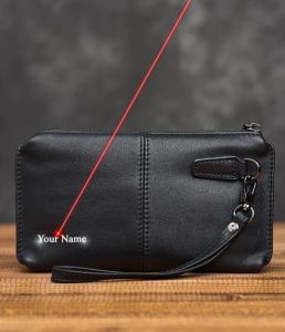 Handbag Tas Tangan Pria Wanita Kulit Clutch v2 (Tambah Grafir Nama/Free Logo)