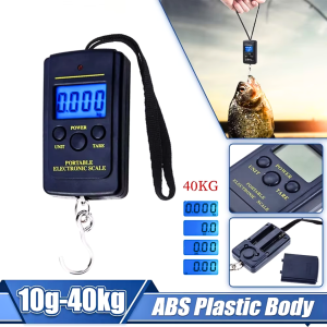 Taffware Digipounds Timbangan Gantung digital 40kg charger Koper Tas ikan 0.005-0.1kg OCS 3