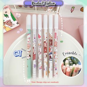 [Datz] Erasable Pen 0.5mm Gel Pen Cute Blue Ink Pen Gifts For Student 卡通可擦中性笔 Pen Boleh Padam - BT343